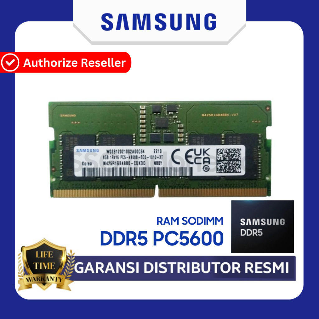 Samsung RAM DDR4 8GB 16GB SODIMM Memory PC 3200 PC4 25600 Memori