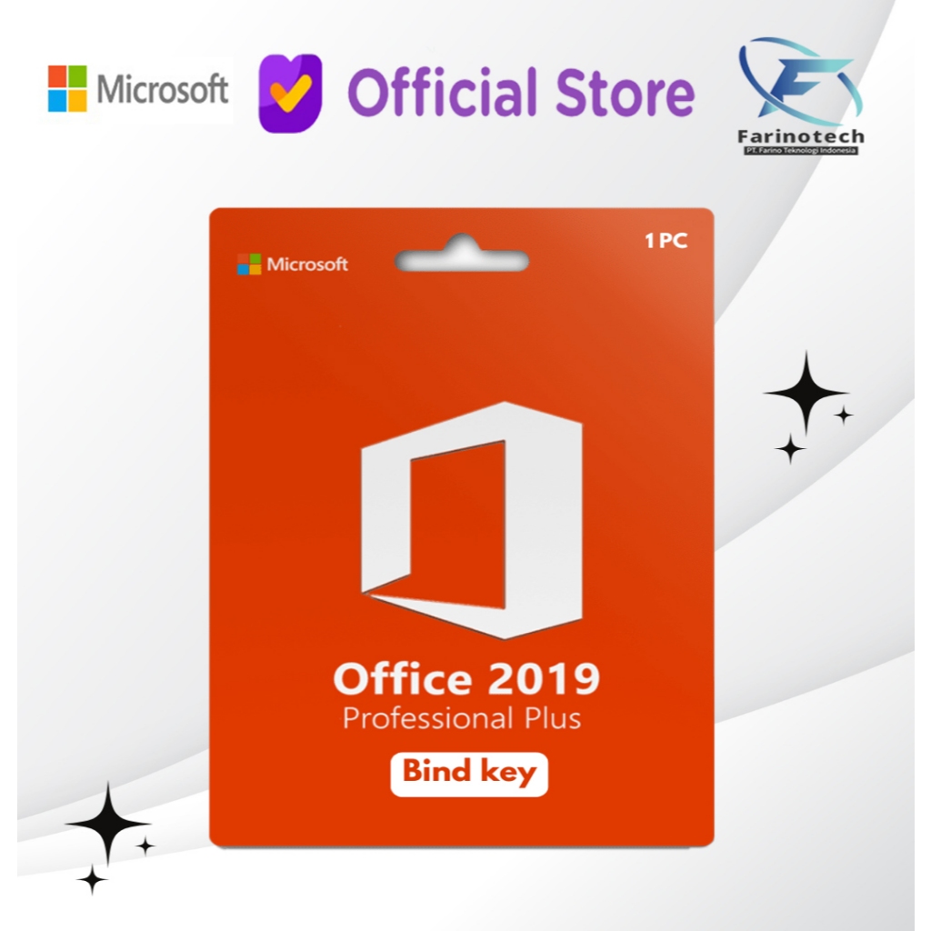 Jual Office 2019 Bind Key Pro Plus Original License Key | Shopee Indonesia