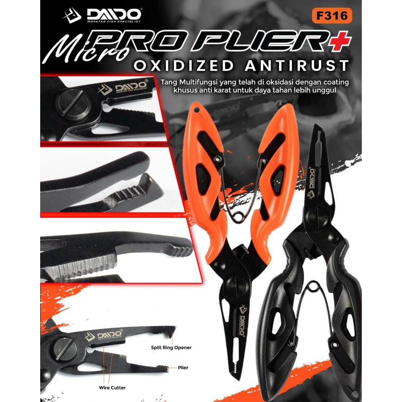 Jual Tang Split Daido F332 F316 F315 Salt Water Multifungsi | Shopee ...