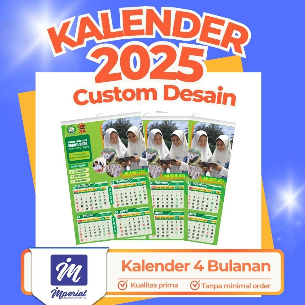 Jual Cetak Kalender 2026 Custom Desain | Shopee Indonesia