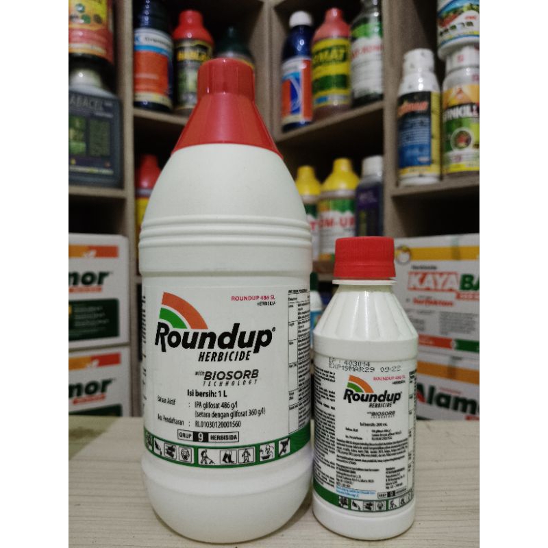 Jual Roundup 486SL - Herbisida Sistemik Racun Rumput Liar | Shopee ...