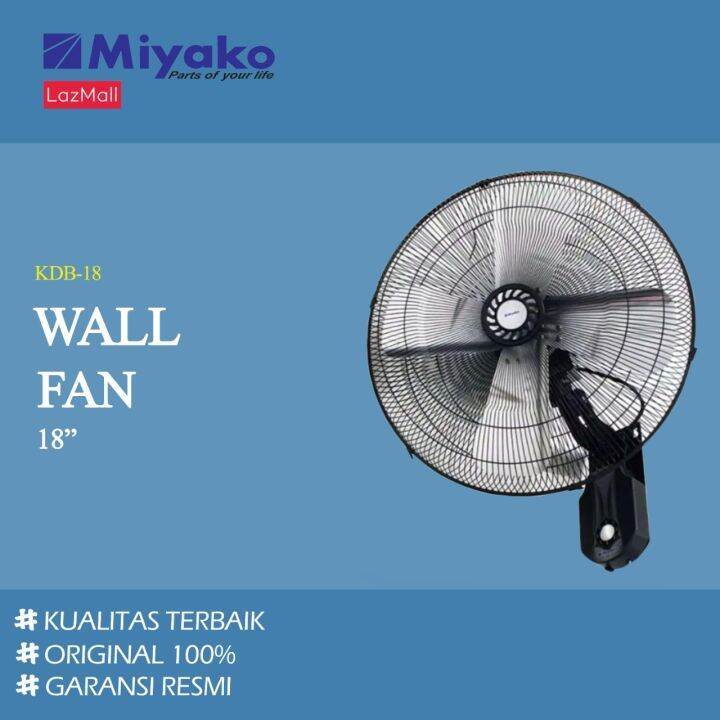 Jual MIYAKO Kipas Angin Dinding Wall Fan Miyako KDB 18 - KDB18 miyako ...