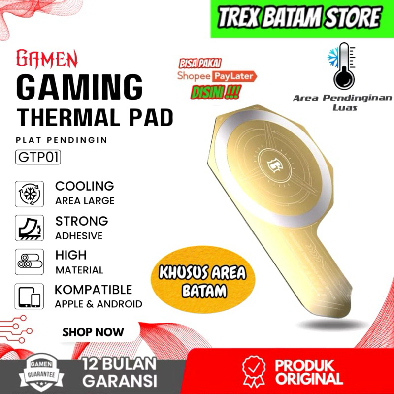Jual GAMING THERMAL PAD COOLING / PLAT PENDINGIN HANDPHONE SUPPORT ...