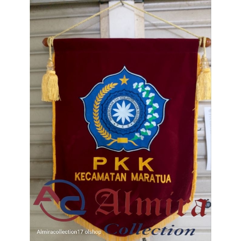Jual pandel pkk gede ukuran 60cm X 90cm bendera pandel pkk bisa request ...