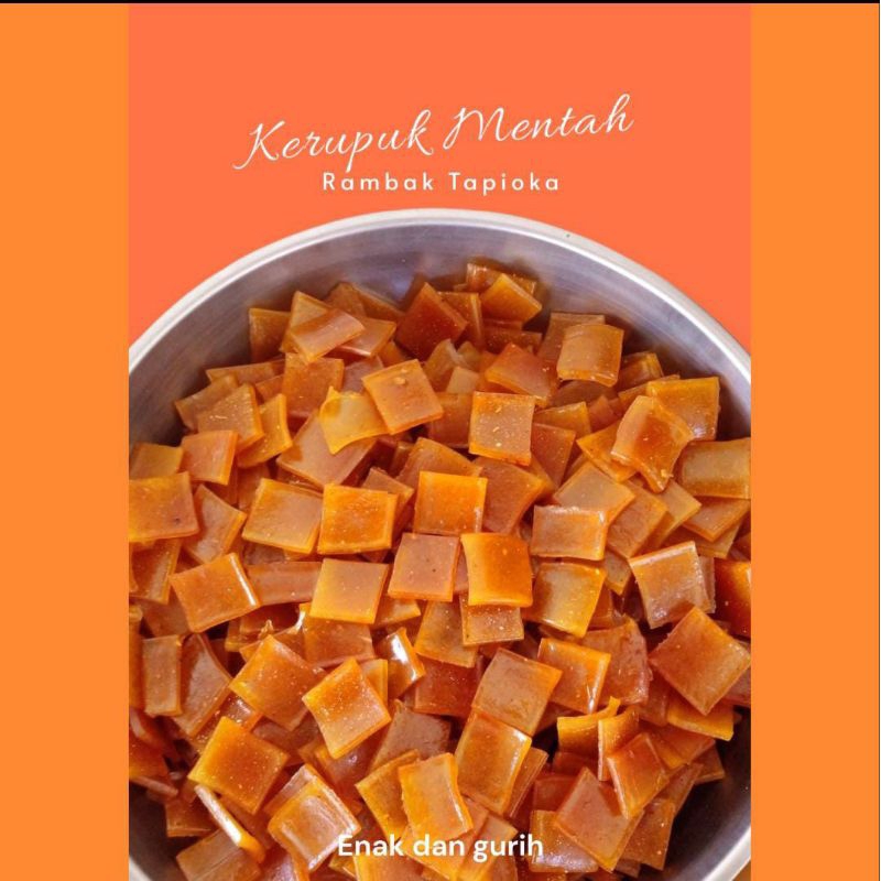 Jual Kerupuk Rambak Tapioka Mentah / Mentahan Babangi Krupuk Rambak ...