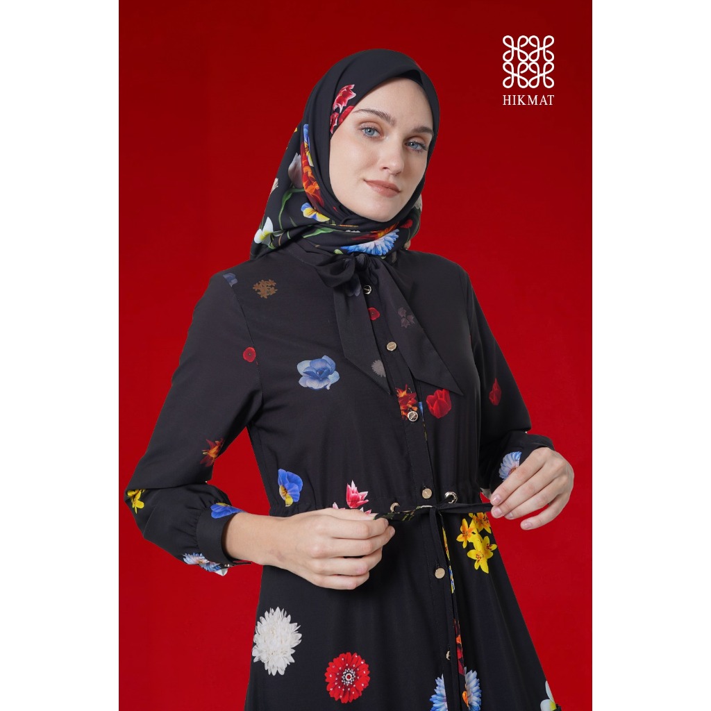 Jual Hikmat Fashion Original D7485 Abaya Hikmat Terbaru 2024 Ori ...