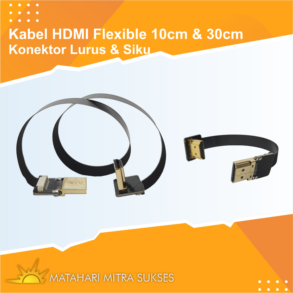 Jual Kabel HDMI Flexible Konektor Lurus & Siku A1-A5 | Shopee Indonesia