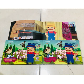 ( PROMO BUKU MURAH ORIGINAL ) BUKU ANAK / CERITA ANAK / DONGENG ANAK / PETANI & BURUNG PIPIT / CLARISSA PUTRI
