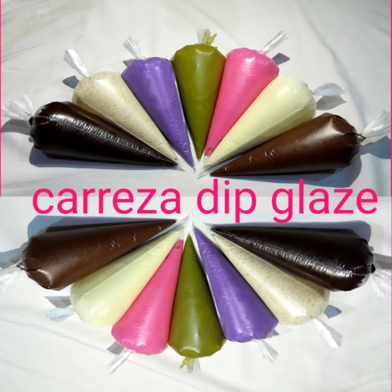 Jual carreza dip glaze reapack toping donat/selai/hiasan kue/es kul kul ...