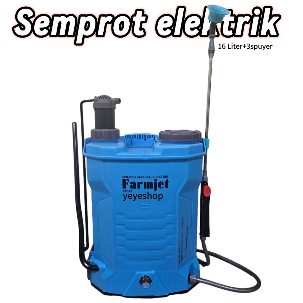 Jual semprot pertanian sprayer elektrik lengkap siap kerja | Shopee ...