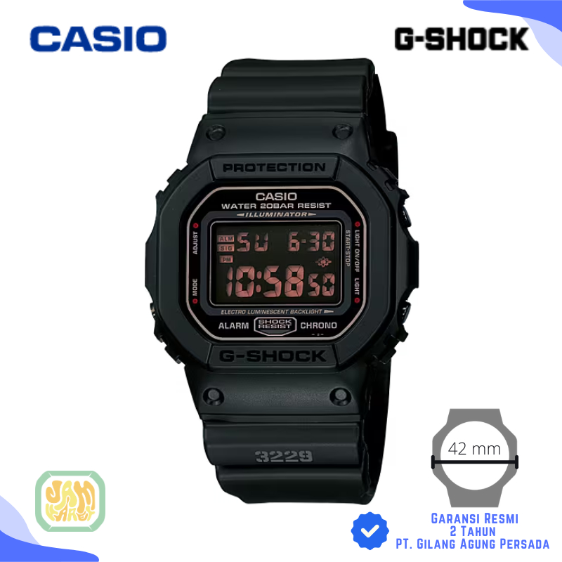 Jual JAM TANGAN PRIA CASIO G-SHOCK DW-5600MS-1 ORIGINAL - GSHOCK DW ...