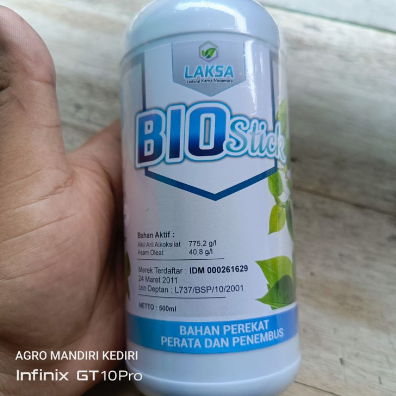 Jual BIOSTICK Bahan Perekat Perata & Penembus 500ml pelengkap pupuk ...