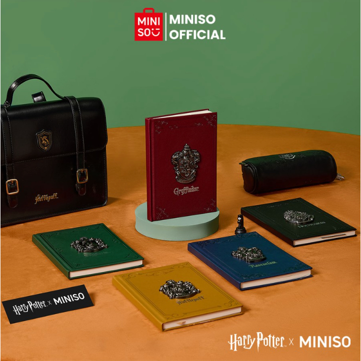 Jual Miniso x Harry Potter A5 PU Embossment Hardcover Book Notebook ...