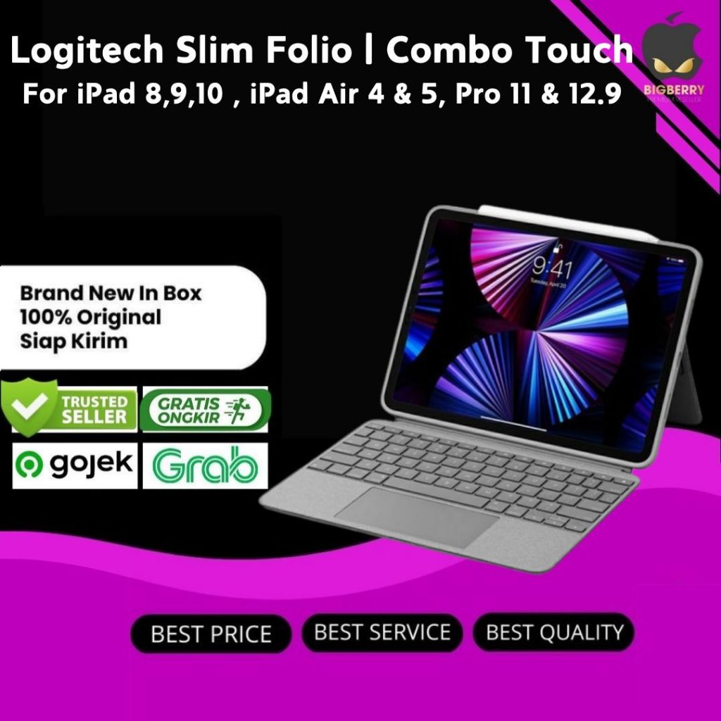 Logitech Combo Slim Folio Touch Keyboard iPad Pro 11 Air 10 M4