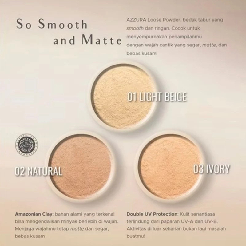 Jual AZZURA LOOSE POWDER | Shopee Indonesia