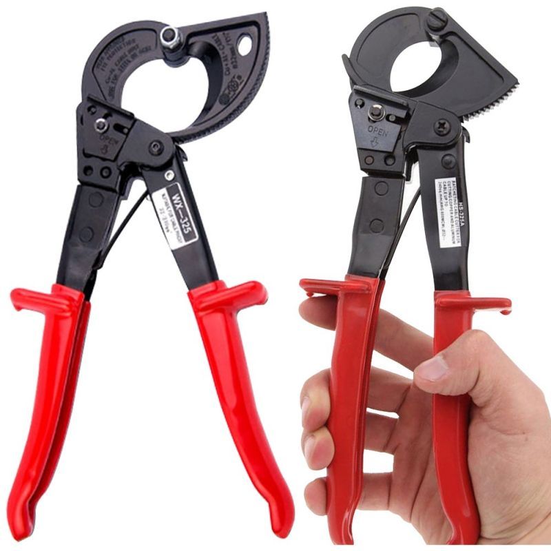 Jual Alat Pemotong Kabel Listrik 240mm Ratchet Cable Wire Cutter Tang ...
