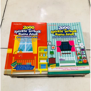 ( PROMO BUKU MURAH ORIGINAL ) BUKU PARENTING / KESEHATAN / KESEHATAN KELUARGA / FAMILY / 2000 KOLEKSI TERBAIK NAMA ANAK / 1 PAKET 2 BUKU / ORIGINAL