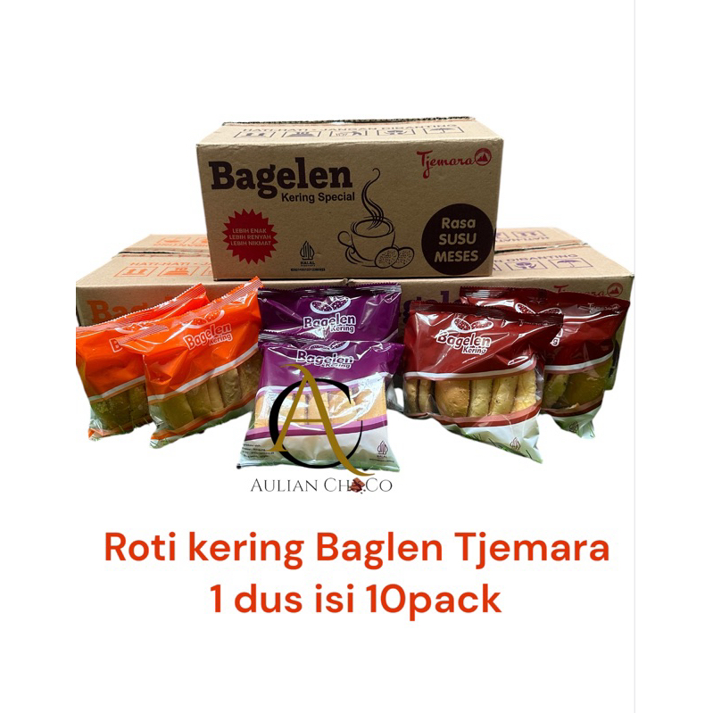 Jual Roti Kering Baglen Tjemara 1 Dus isi 10 Pack | Shopee Indonesia