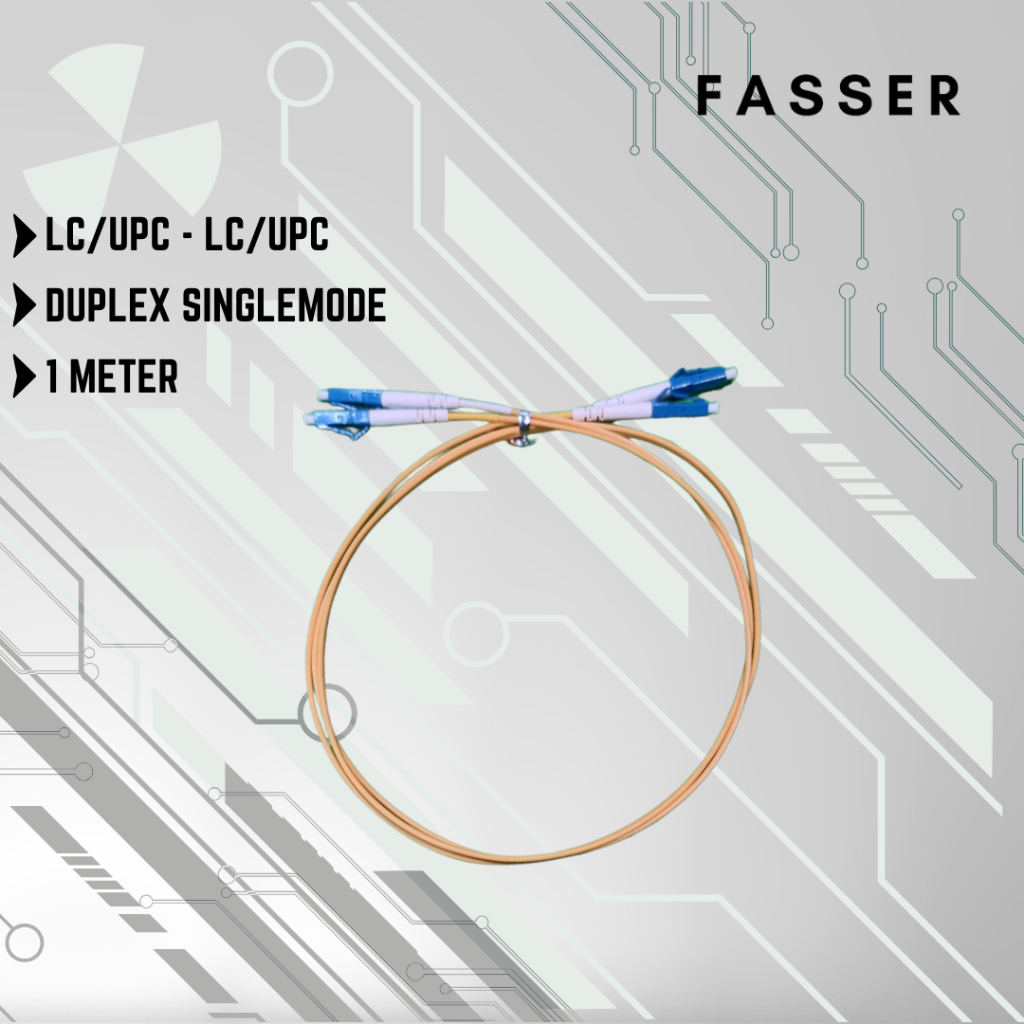 Jual Patch Cord Fiber Optic LC/UPC-LC/UPC Single Mode Duplex - 1 Meter ...