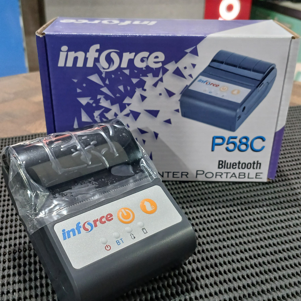 Jual PRINTER THERMAL BLUETOOTH INFORCE P58C ( BATERAI ) | Shopee Indonesia
