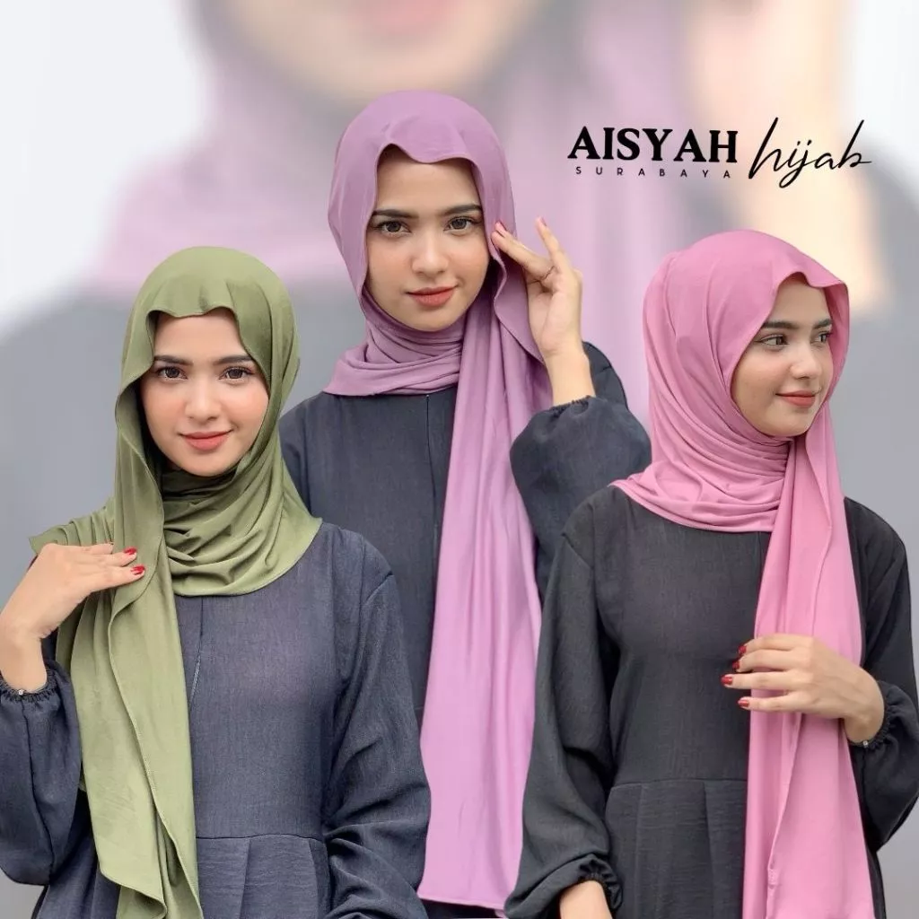 PASMINA JERSEY PREMIUM /PASHMINA KAOS /PASHMINA NON INSTAN