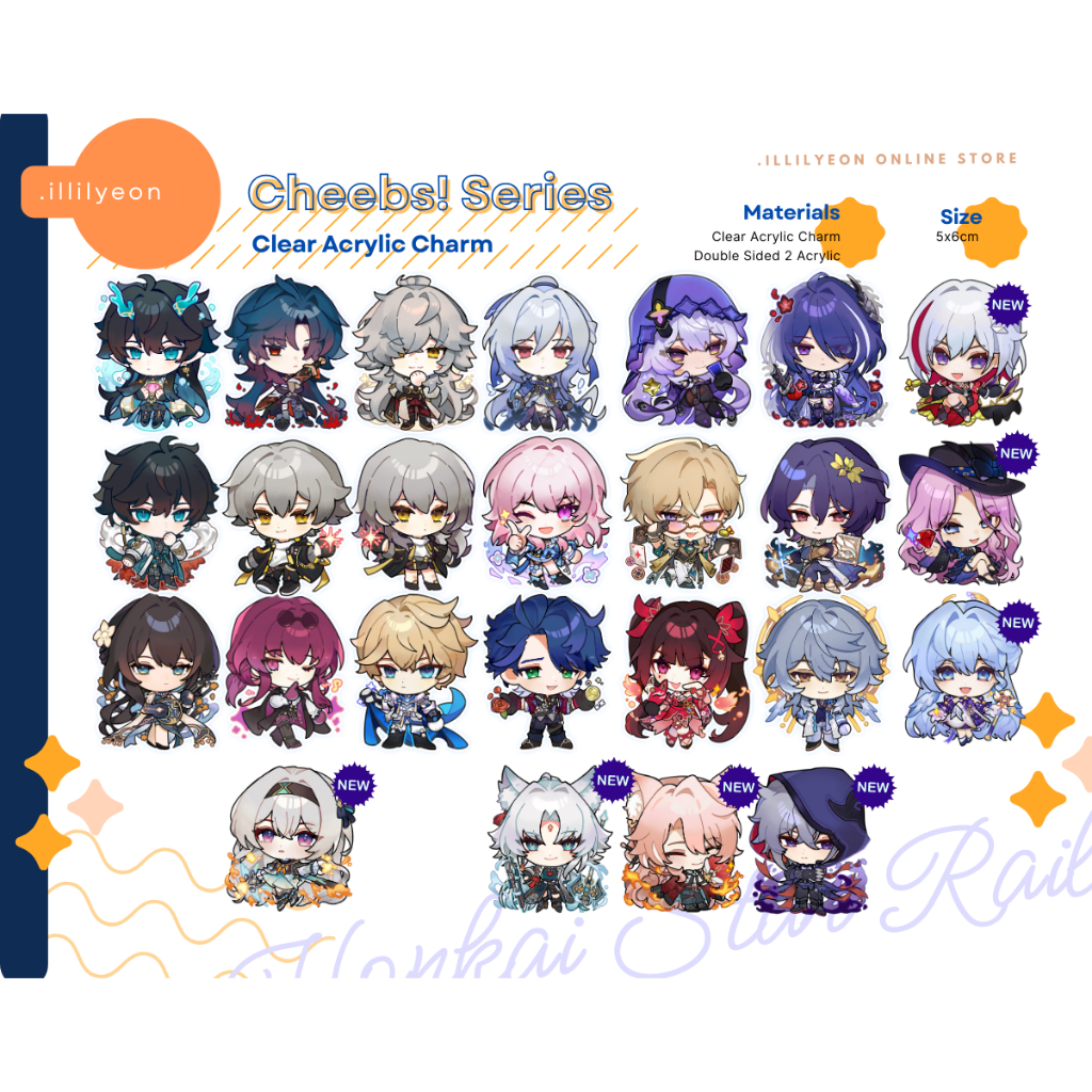 Jual Honkai Star Rail (HSR) | Clear Acrylic Keychain / Standee | Shopee ...