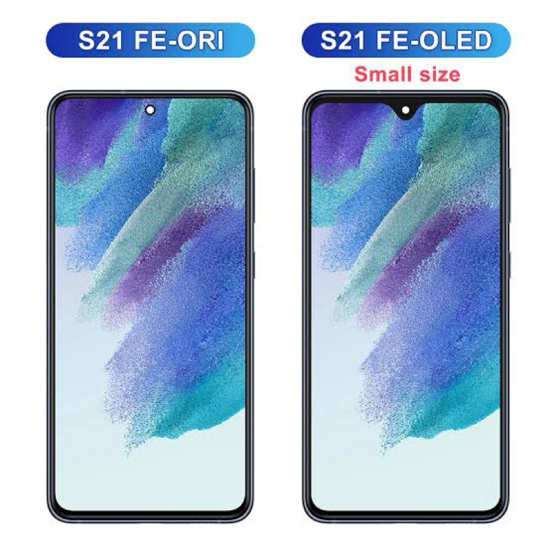 Jual LCD SAMSUNG S21 FE G990 OLED SMALL ORI BIG FULLSET FREM HITAM ...