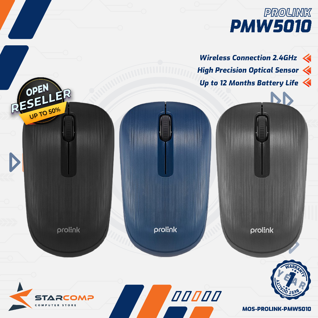 Jual Prolink PMW5010 Mouse Wireless 3 Button 1200 DPI | Shopee Indonesia