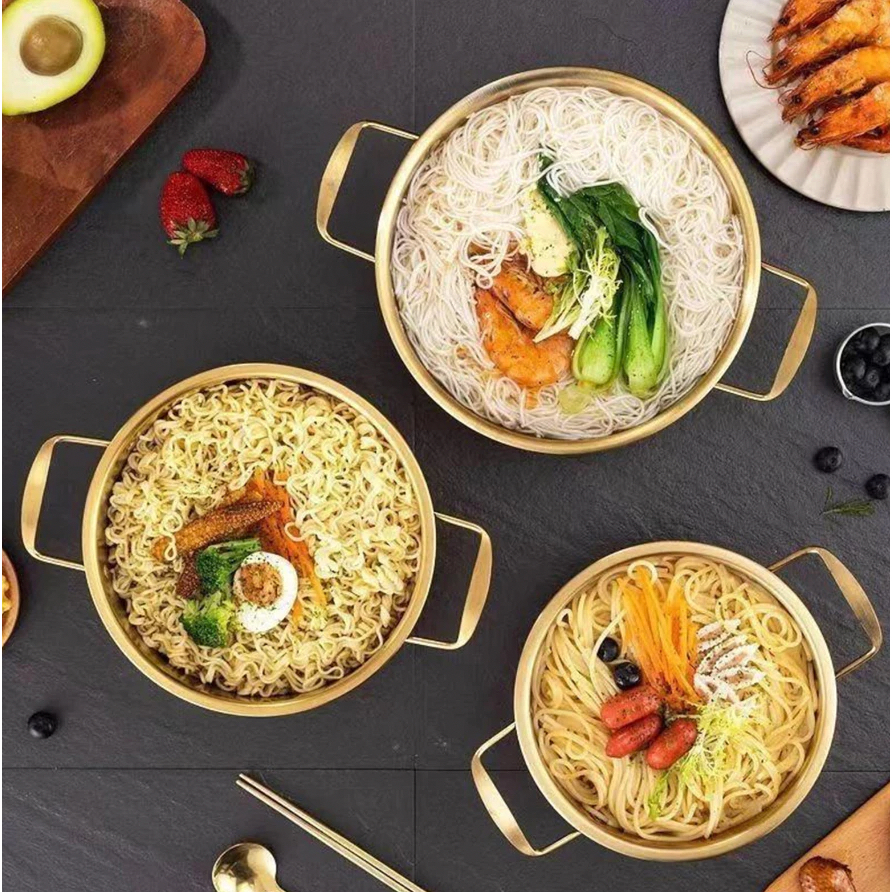 Jual Panci Ramyun Gold Panci Ramyeon Korea Stainless Gold Panci Masak ...