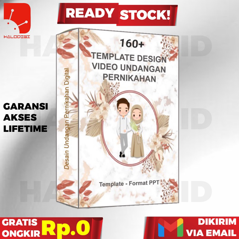 Jual TEMPLATE UNDANGAN DIGITAL DIAP PAKAI 100++ | Mudah editing Elegan ...