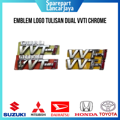 Jual LOGO EMBLEM TULISAN DUAL VVTI DAN VVTI KECIL ORIGINAL | Shopee ...