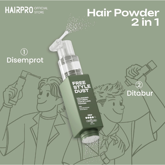 Jual Hairnerds Professional Freestyle Hair Styling Rambut Pria Dust ...
