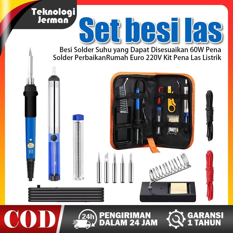 Jual JLD Set Solder Listrik Lengkap dengan Multimeter Iron Tool Kit ...