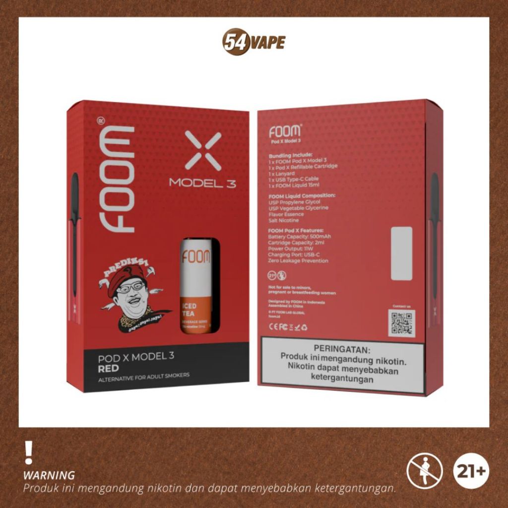 Jual Foom Pod X Model 3 The Prediksi | Shopee Indonesia
