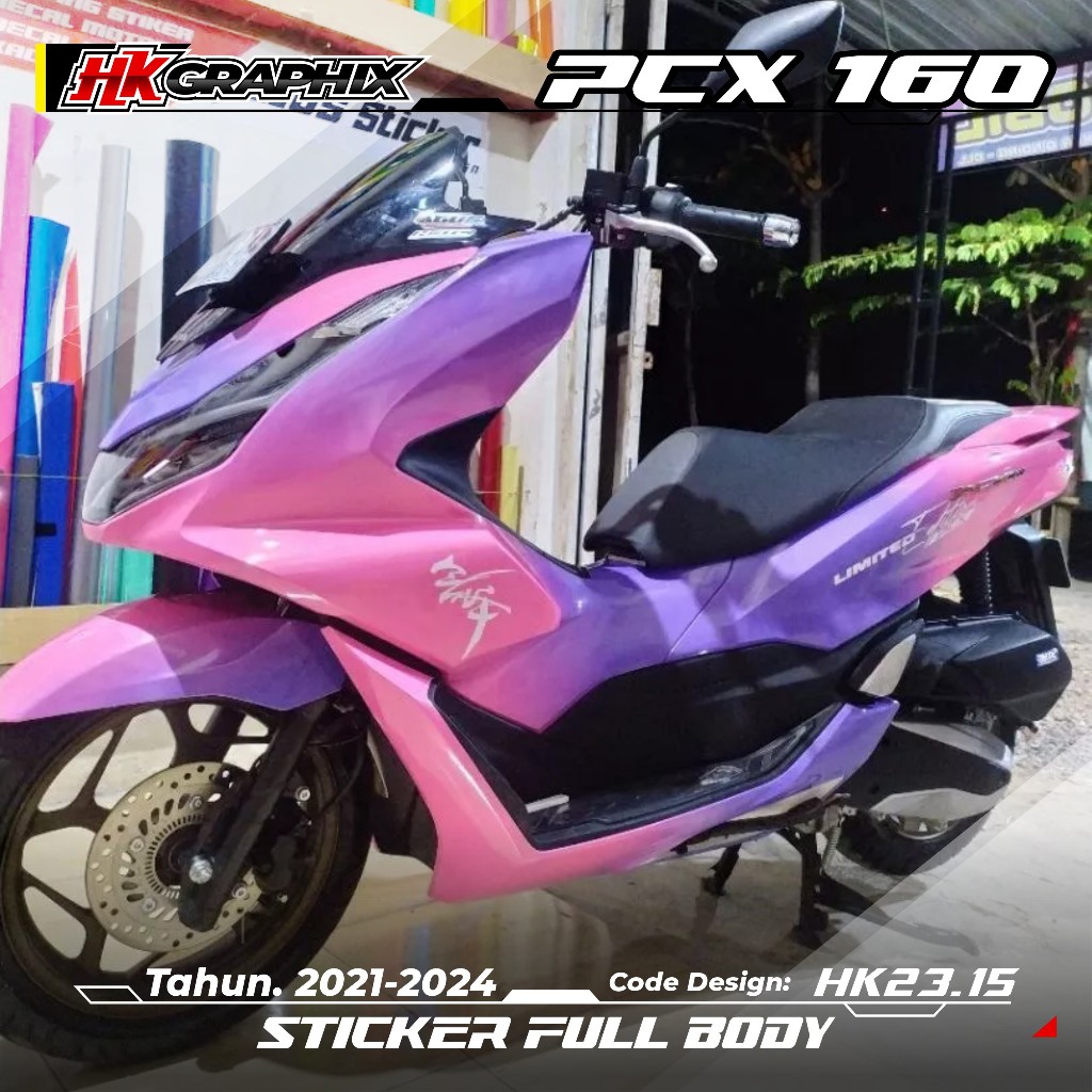 Jual Decal Sticker HONDA PCX 160 Full Body Polos 2021 2022 2023 2024 ...