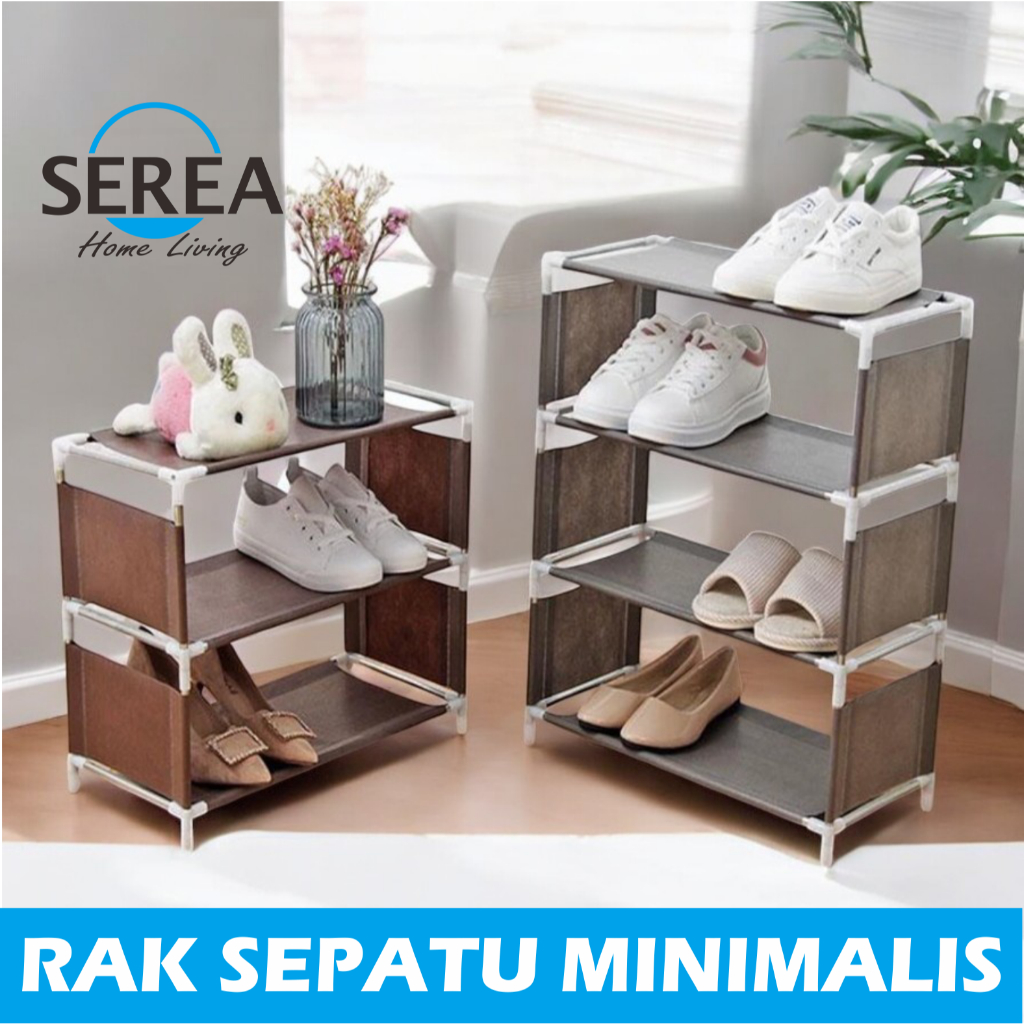 Jual Rak Sepatu Minimalis 3 Susun / Tempat Sepatu 3 Tingkat Portable ...