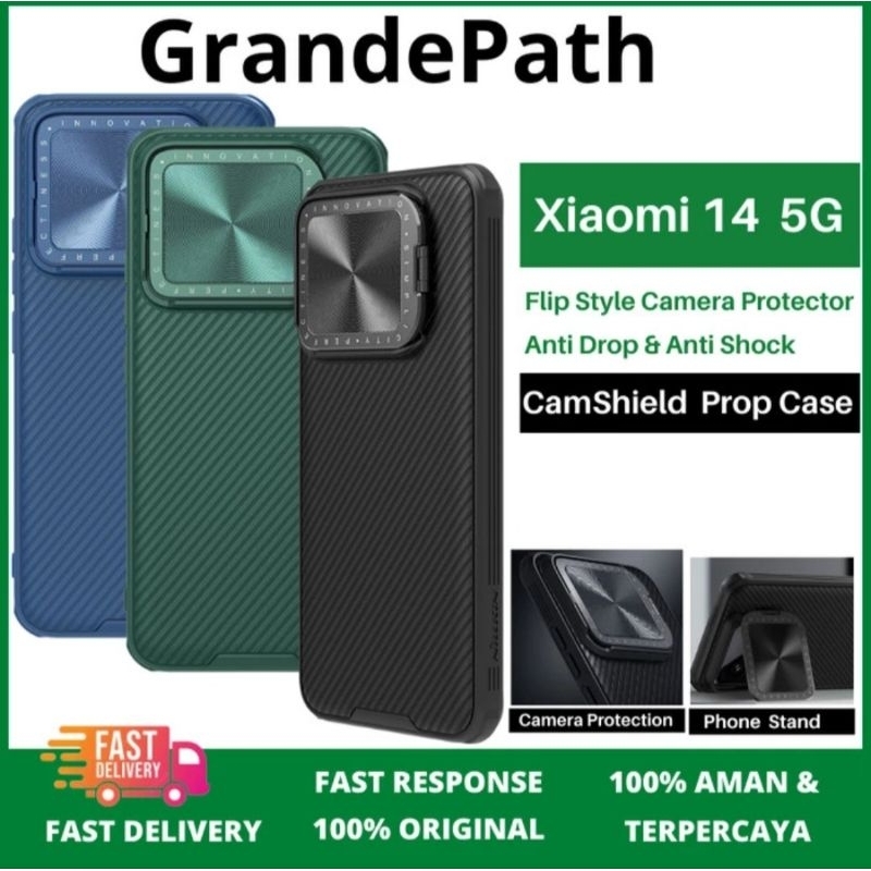 Jual Case Xiaomi 14 Nillkin Camshield Prop Flip Style Camera Casing ...