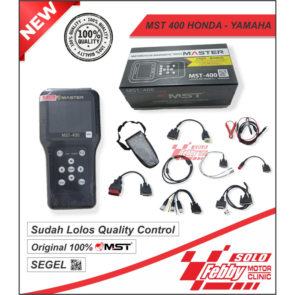 Jual SCANNER MOTOR INJEKSI UNIVERSAL 2 IN 1(HONDA + YAMAHA) MASTER 400 ...