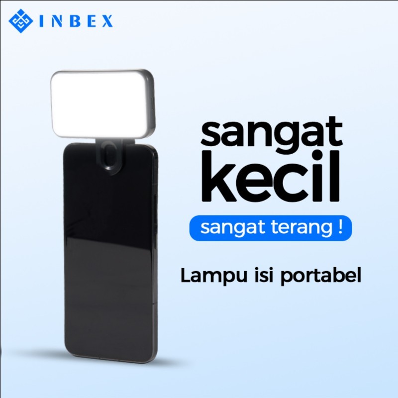 Jual INBEX PL4 Mini Portable Selfie LED Clip for Smartphone / Laptop ...