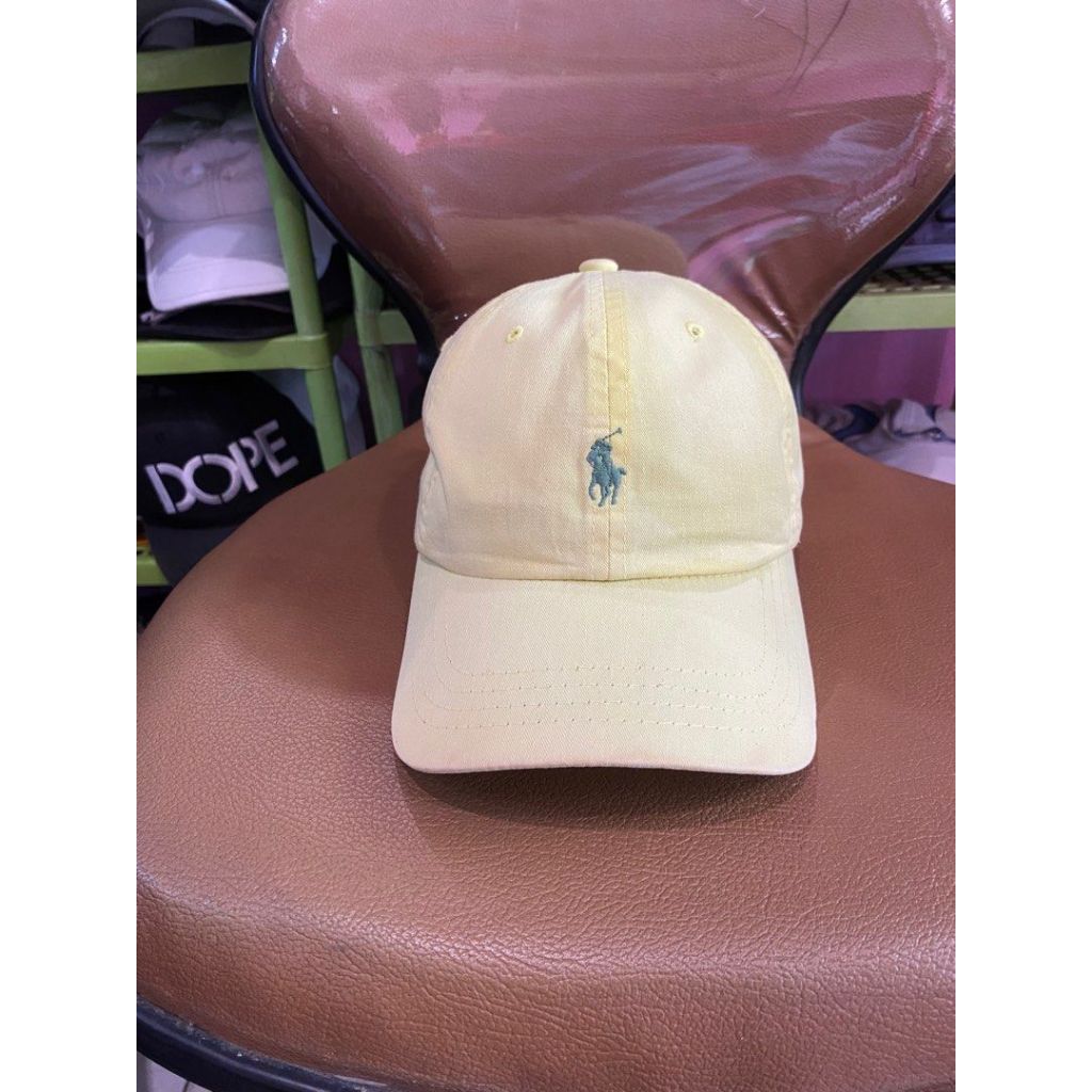 Jual Topi polo original kuning logo kuda kecil | Shopee Indonesia