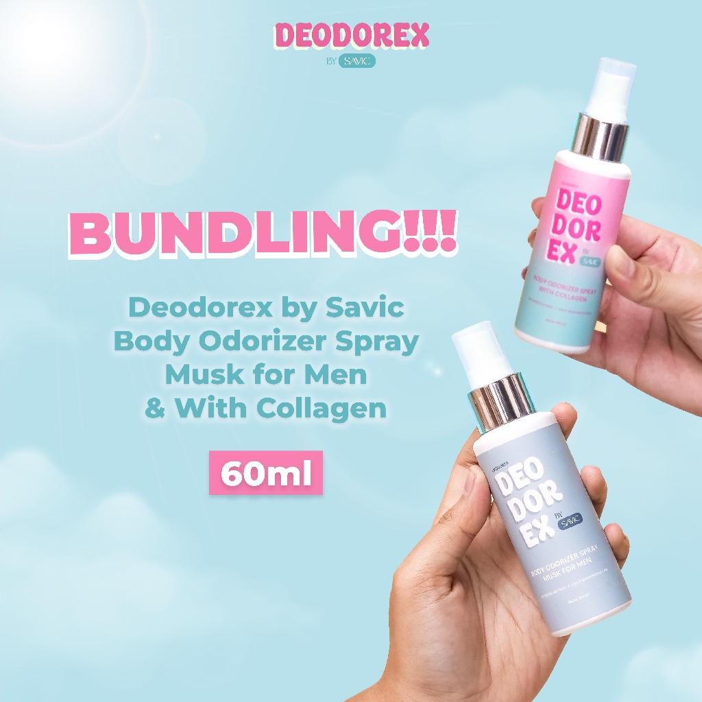 Jual Savic Deodorex Collagen dan Musk Bundling - Body Odorizer ...