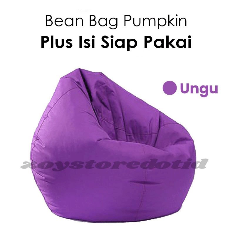 Jual (Plus Isi) Bean Bag Pumpkin Waterproof Kursi Busa Size Medium ...