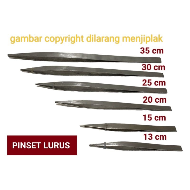 Jual PINSET LURUS 25 CM ( LUSIN) | Shopee Indonesia