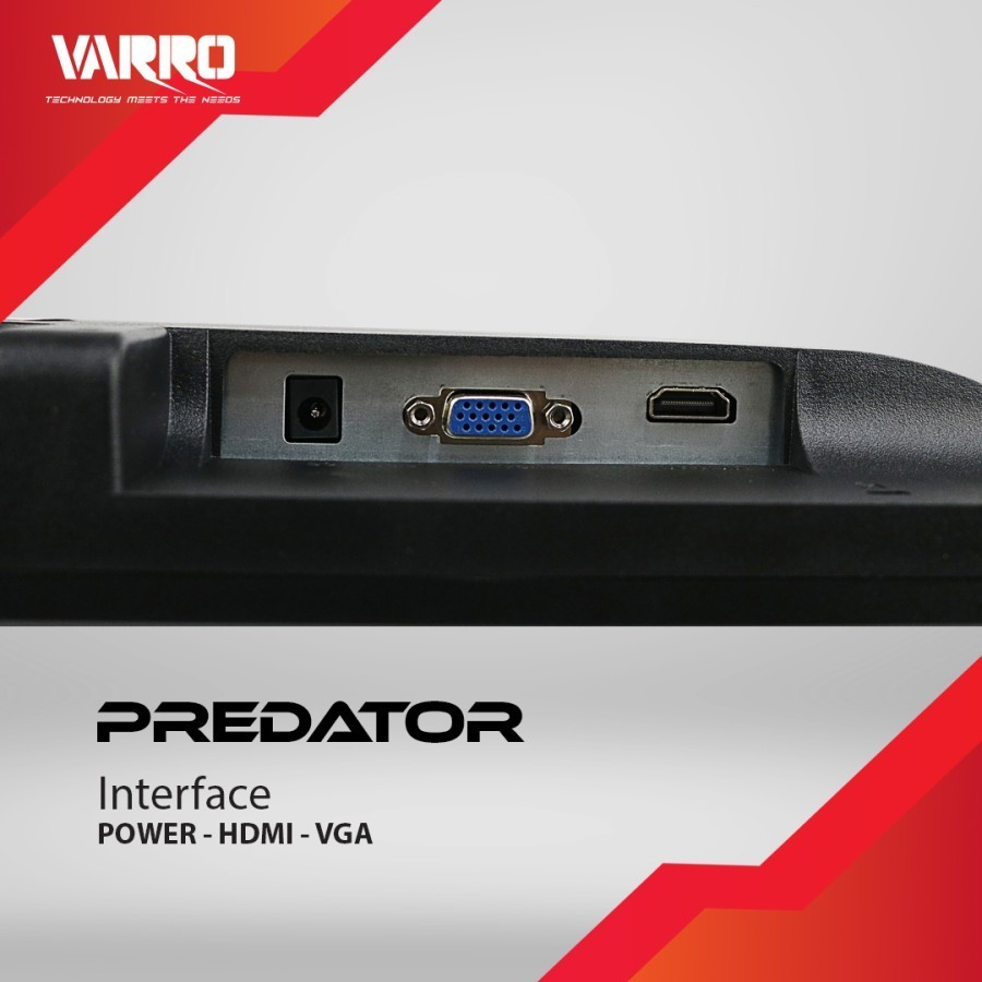 Jual VARRO Led Monitor 24 Inch VGA-Hdmi Garansi Resmi | Shopee Indonesia