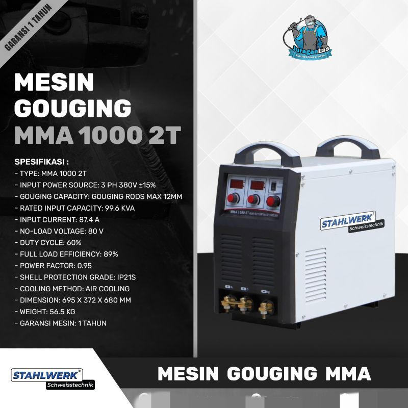 Jual Mesin Gouging MMA 1000 2T STAHLWERK | Shopee Indonesia