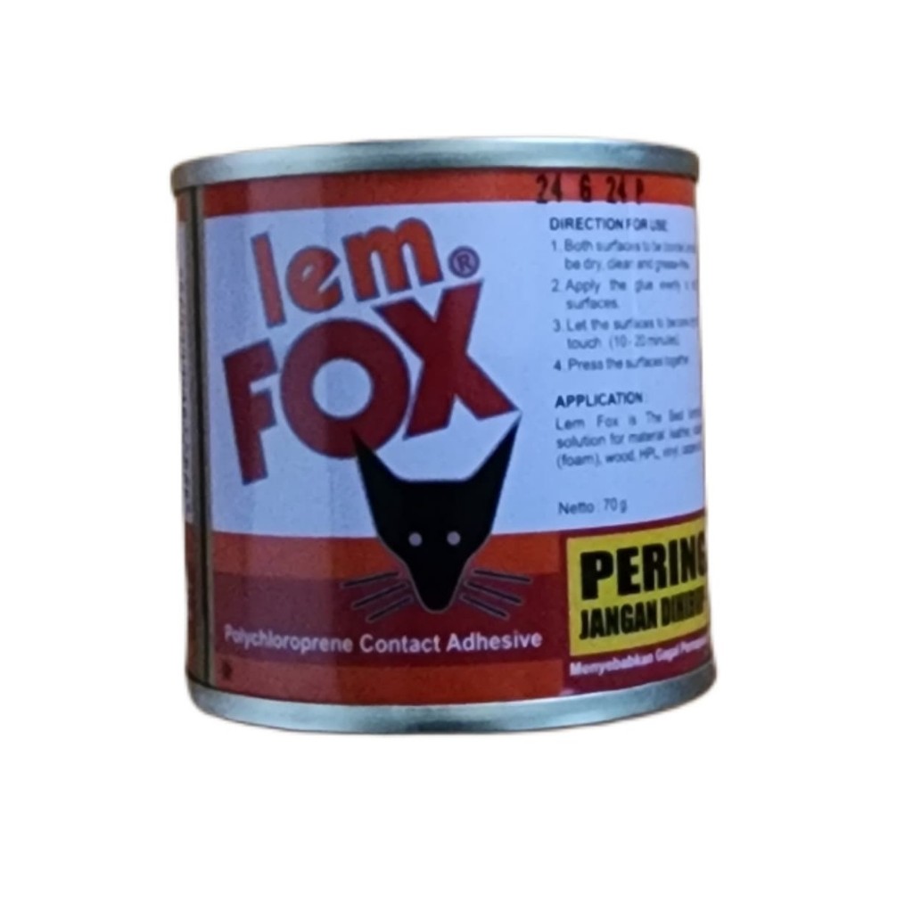 Jual Lem Fox Kuning Kaleng 70 Gram | Shopee Indonesia