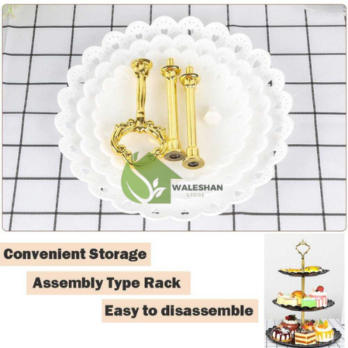 Jual Dekorasi Rack Rakk Rak Susun Tingkat Display Pajangan Makanan Kue ...