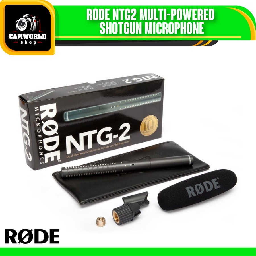 Jual Rode NTG2 Dual Powered Directional Condenser Microphone | Shopee ...
