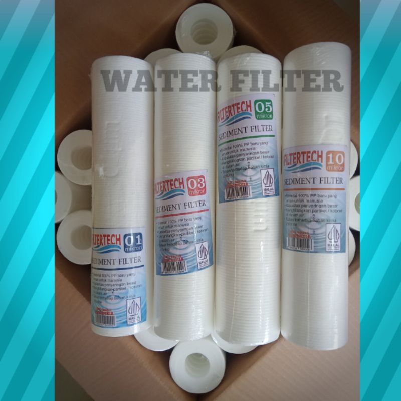 Jual (1 DUS 50 PCS) CARTRIDGE FILTER 10 Inch / SEDIMEN FILTER 10 Inch ...