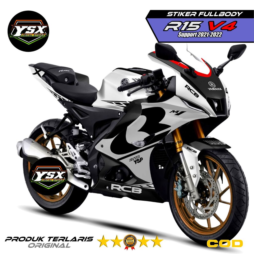 Jual Decal Stiker Fullbody R15 V4 model desain Racing new | Shopee ...